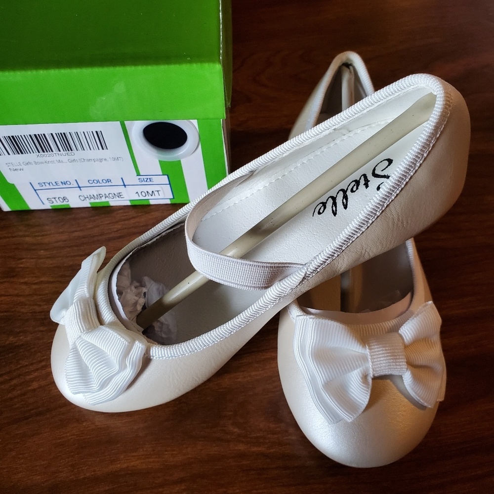 sz 10 little girls bow knot mary jane shoes